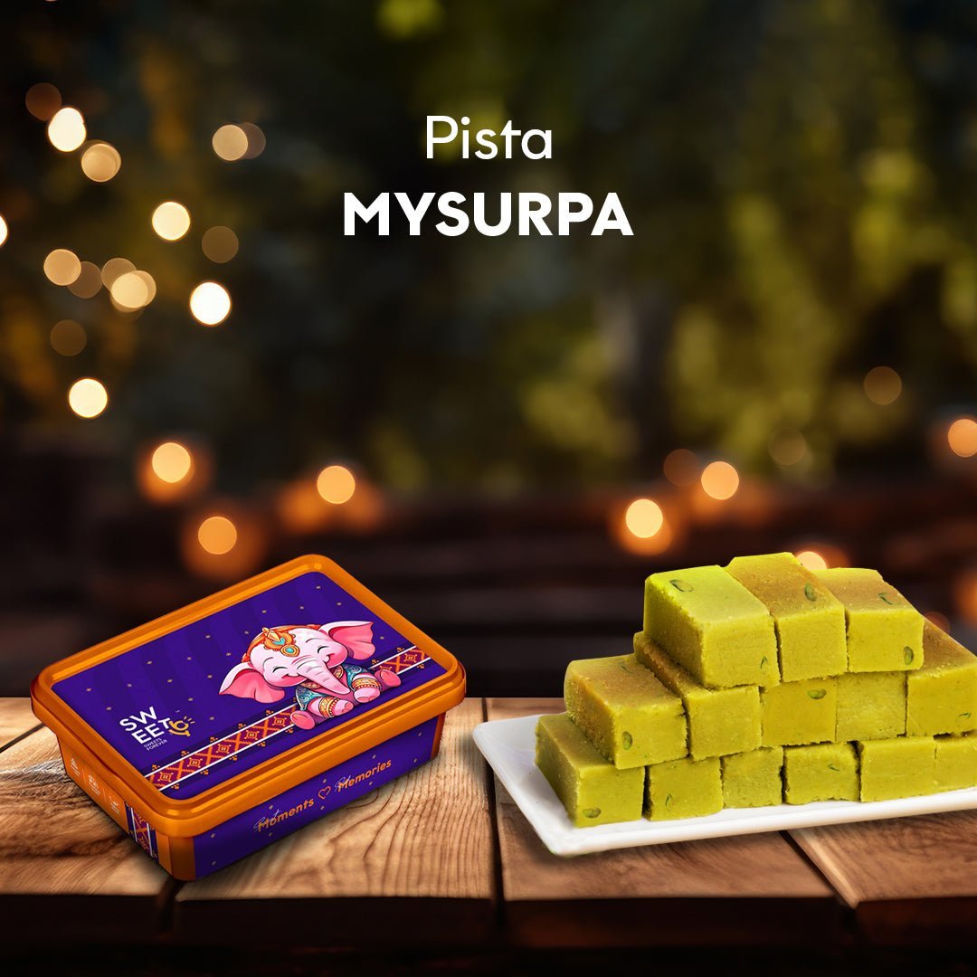 Premium Pista Mysore Pak - Sweet16