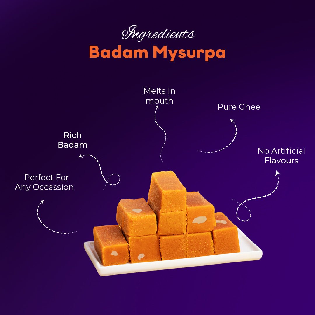 2 Kg Premium Badam Mysorepa - Sweet16