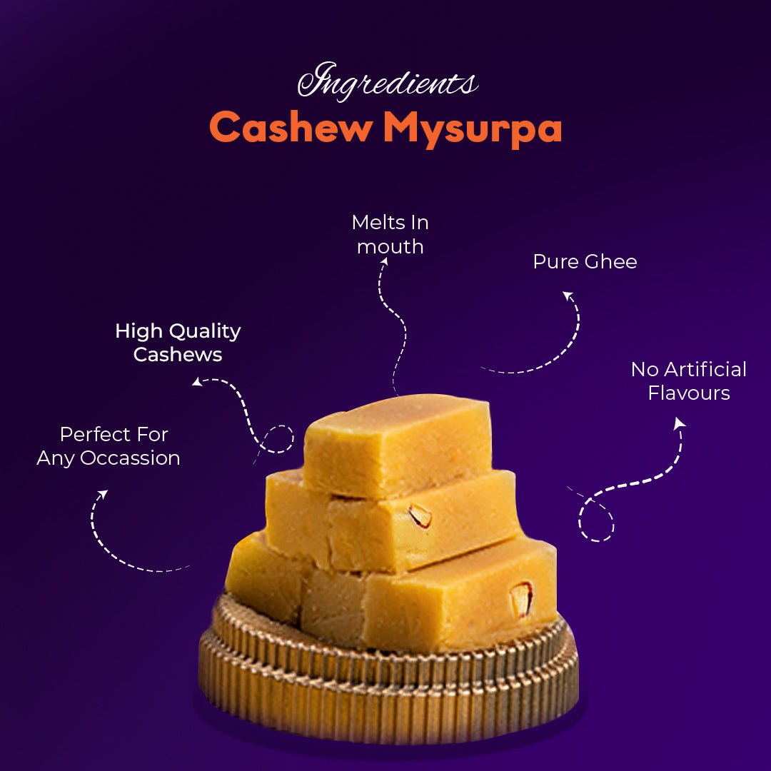 2 Kg Premium Cashew Mysorepa - Sweet16