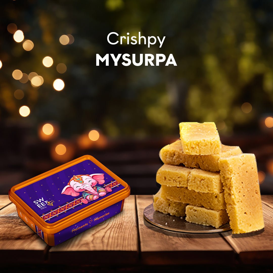 2 Kg Premium Crispy Mysorepak - Sweet16