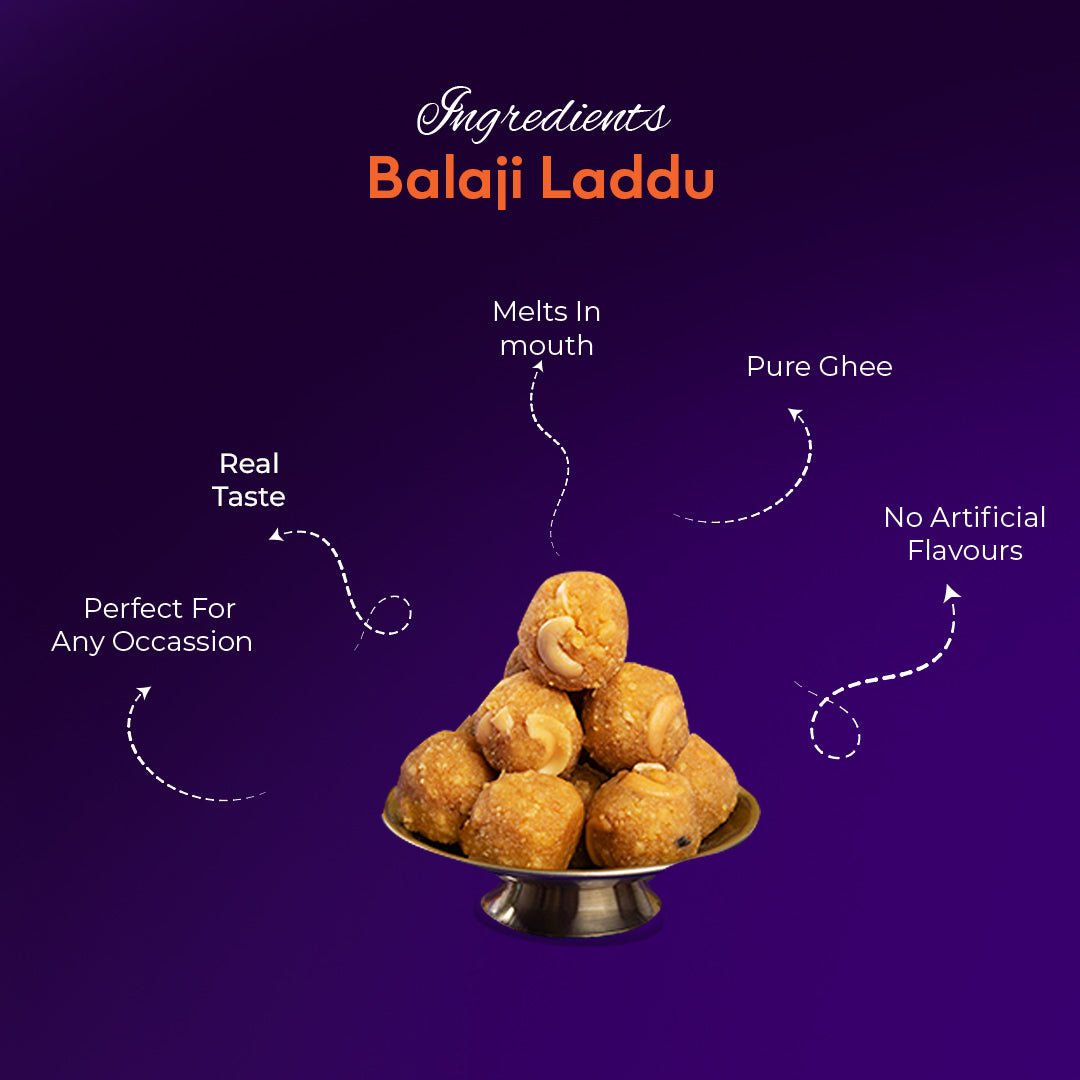 Premium Balaji Laddu - Sweet16
