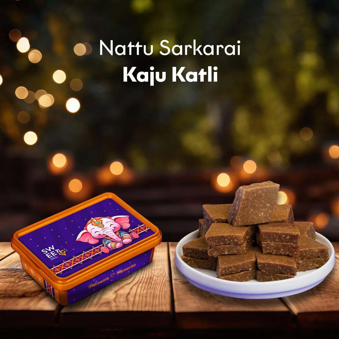 Premium Nattu Sarkarai Kaju Katli - Sweet16